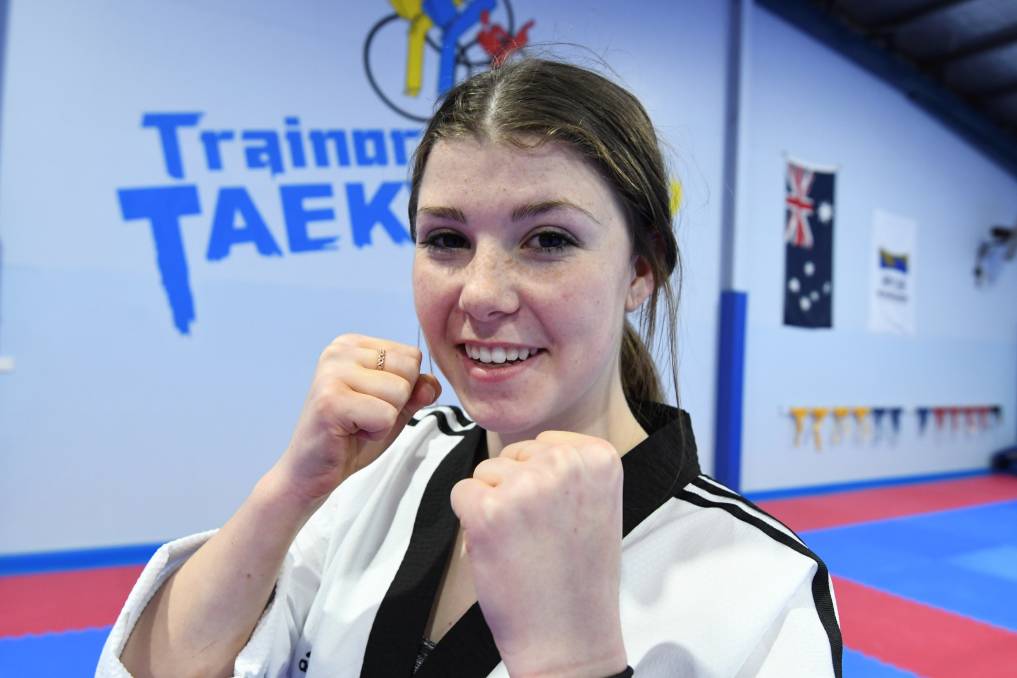 Ballarat Courier: Black belt athlete Ruby DeRuiter travelled to South Korea for the 12th World Taekwondo Expo and Tournament